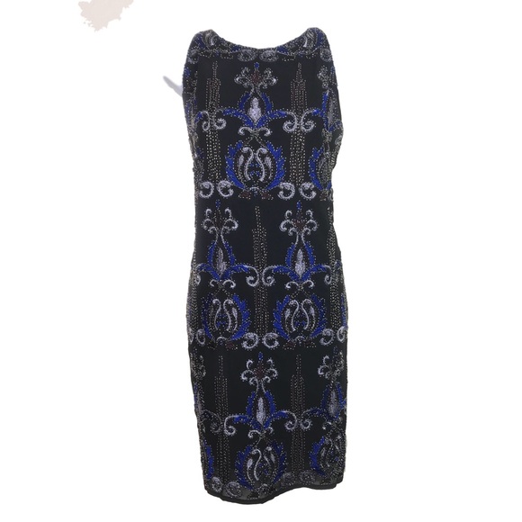 Francesca’s Collection Beaded & Embroidered Dress - Picture 3 of 8